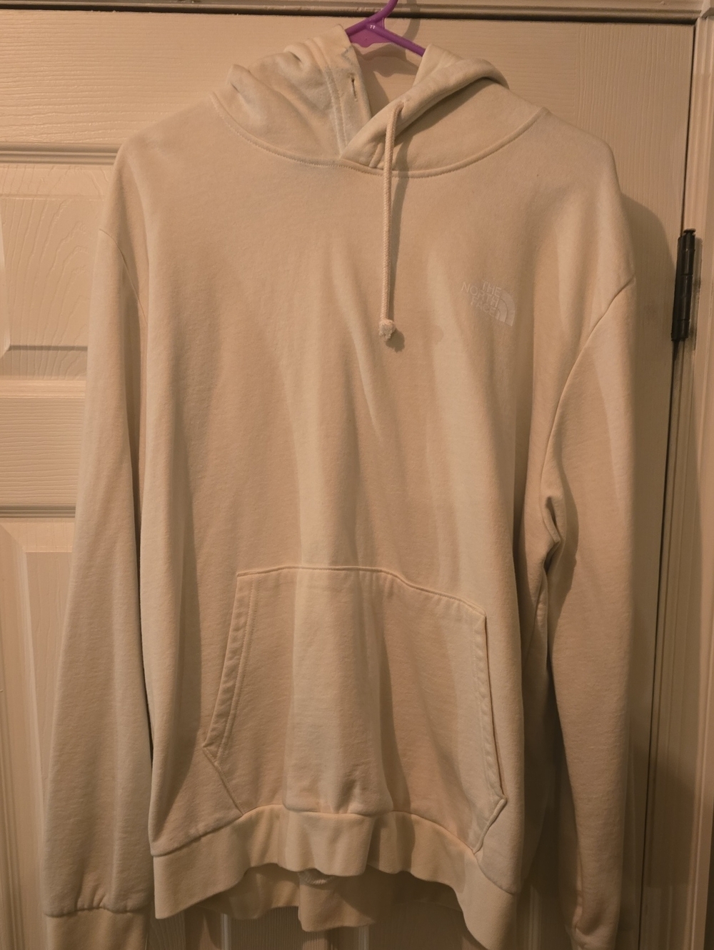 The North Face Men's Cream Pullover Hoodie